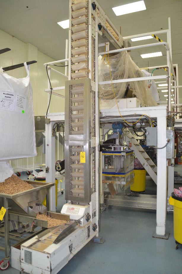 Used Deamco Bucket Elevator for Inline Product Feeding